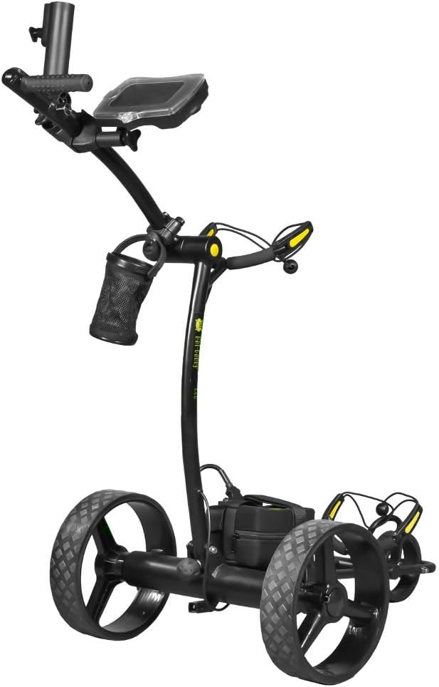Bat-Caddy X4R Sport Remote Control Cart w/ Free Accessory Kit, 35Ah, Black