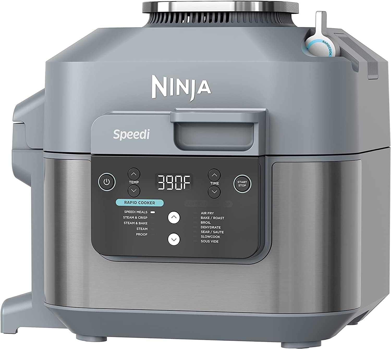 Ninja SF301 Speedi Rapid Cooker & Air Fryer, 6-Quart Capacity, 12-in-1 Functions to Steam, Bake, Roast, Sear, Sauté, Slow Cook, Sous Vide & More