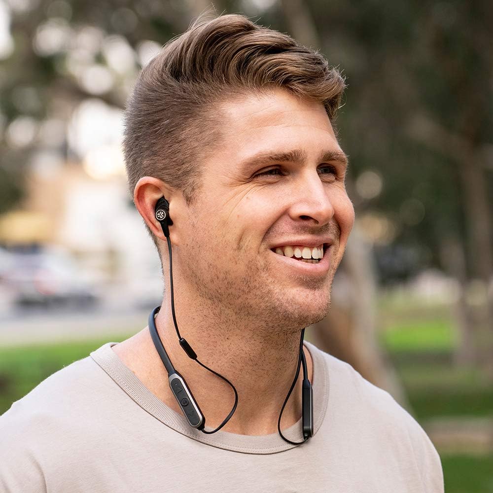 JLab Epic ANC Earbuds | Active Noise Canceling | Be Aware Audio | Bluetooth 5 | 25+ Hour Battery Life | IP54 Sweat Resistant | Universal Music