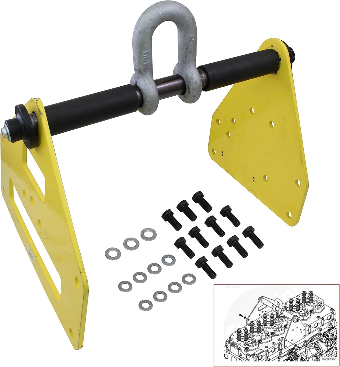 Oni Tools Cylinder Head Lifting Bracket Tool for Cummins ISX ISX12 ISX15 ISX11.9 ISZ13 Engines Alternative to 4919360