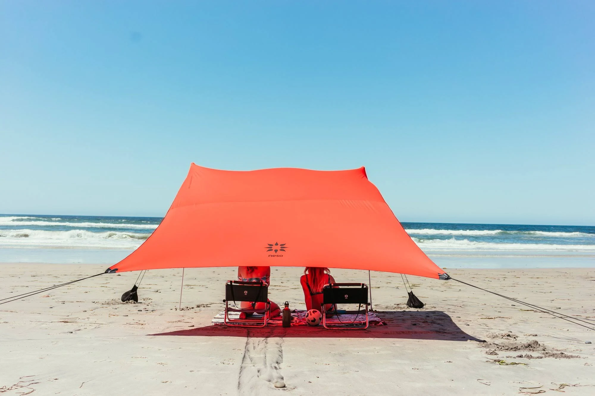 Neso Tents Grande Beach Tent, 7ft Tall, 9 x 9ft, Reinforced Corners and Cooler Pocket