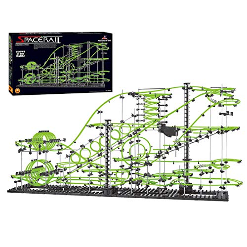 1337 Pieces Marble Run Set Toys with 3 Steel Balls Glow in The Dark