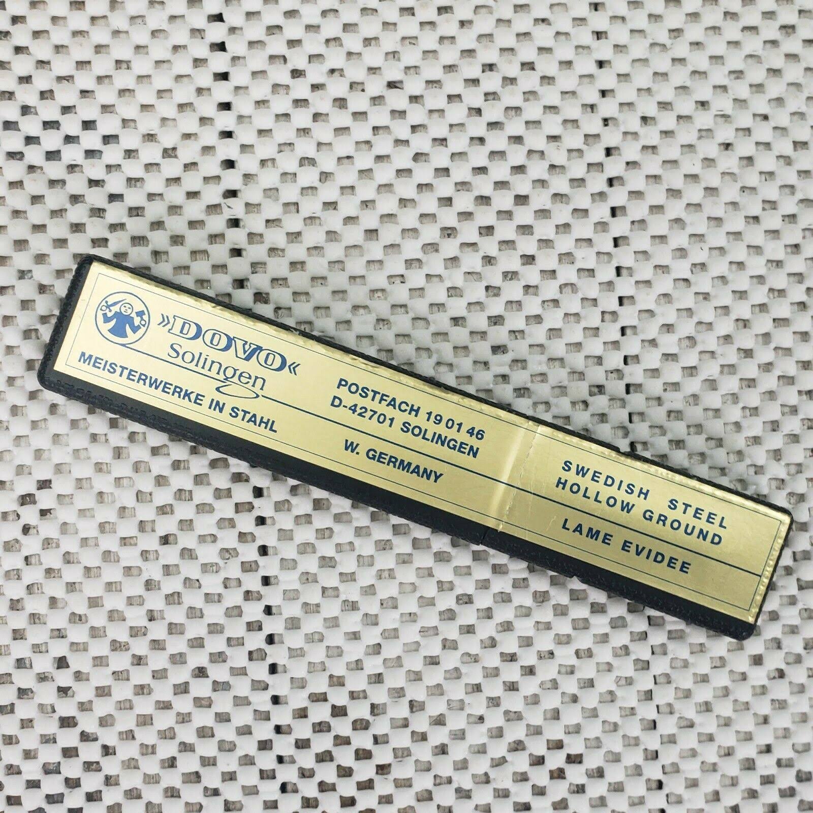 Dovo Straight Razor 5/8 inch Black
