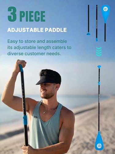 Niphean Inflatable Stand Up Paddle Board with SUP Accessories, Anti-Slip EVA Deck