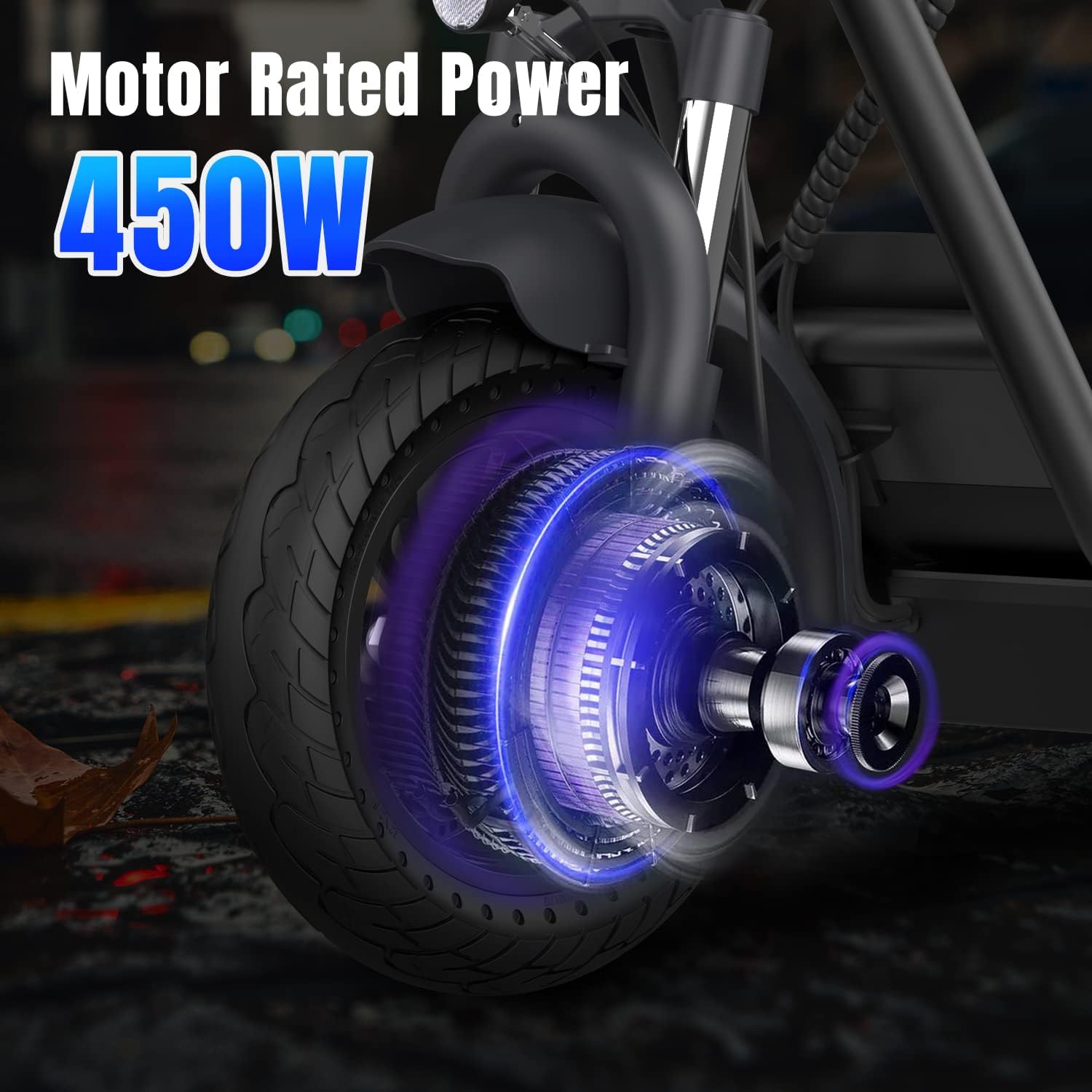TOMOLOO Electric Kick Scooter - 350W Brushless Motor, 50 Miles Long-Range Battery, Foldable Scooter Electric for Commute and Trave