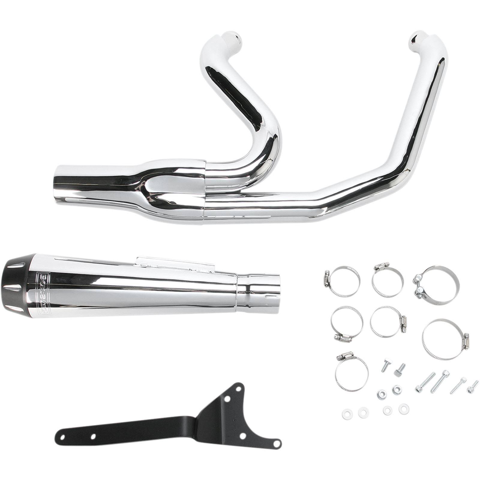 Bassani Manufacturing Road Rage 2:1 Exhaust - Chrome 1FXR2
