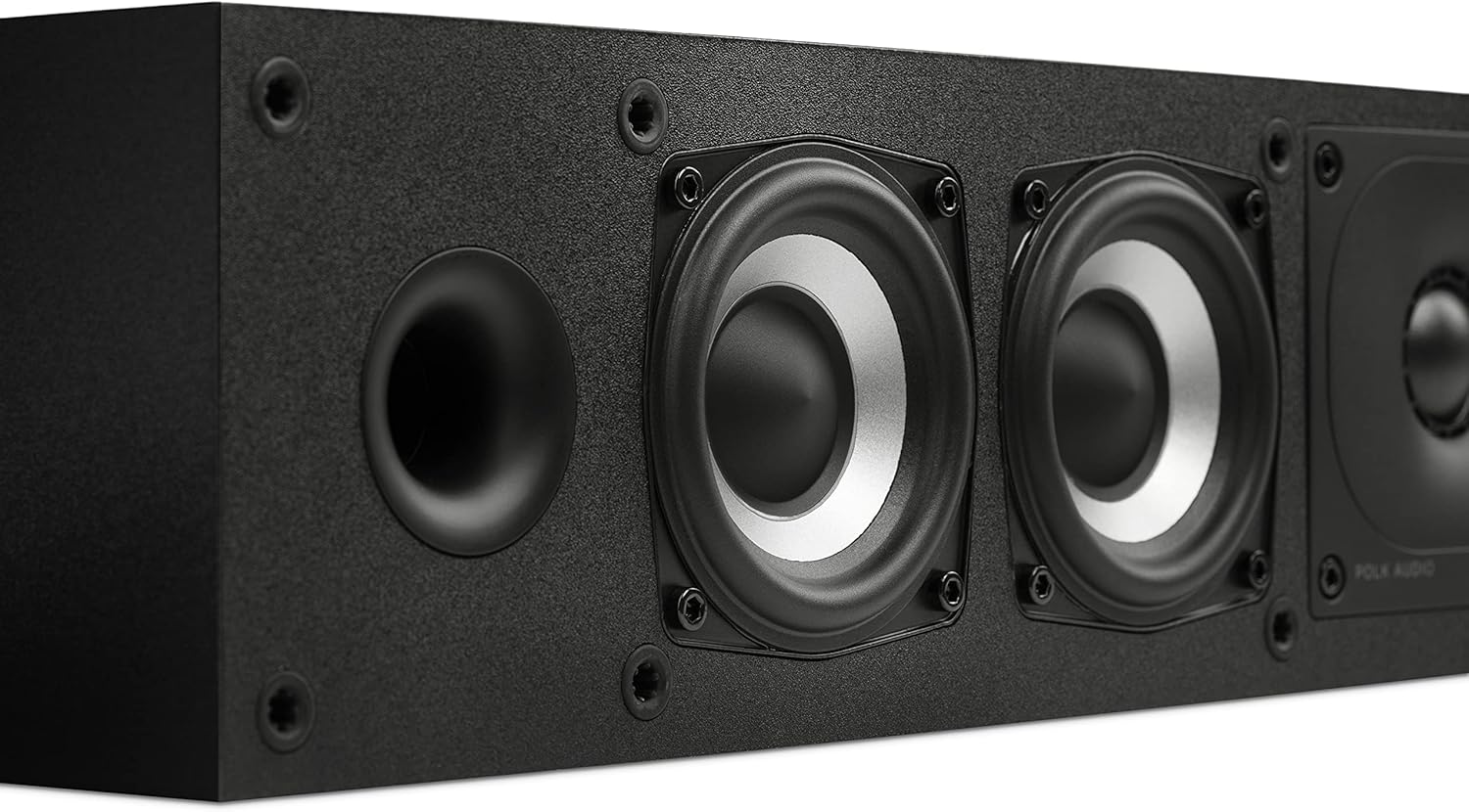 Polk Monitor XT35 Slim Center Channel Speaker - Hi-Res Audio Certified, Dolby Atmos & DTS:X Compatible