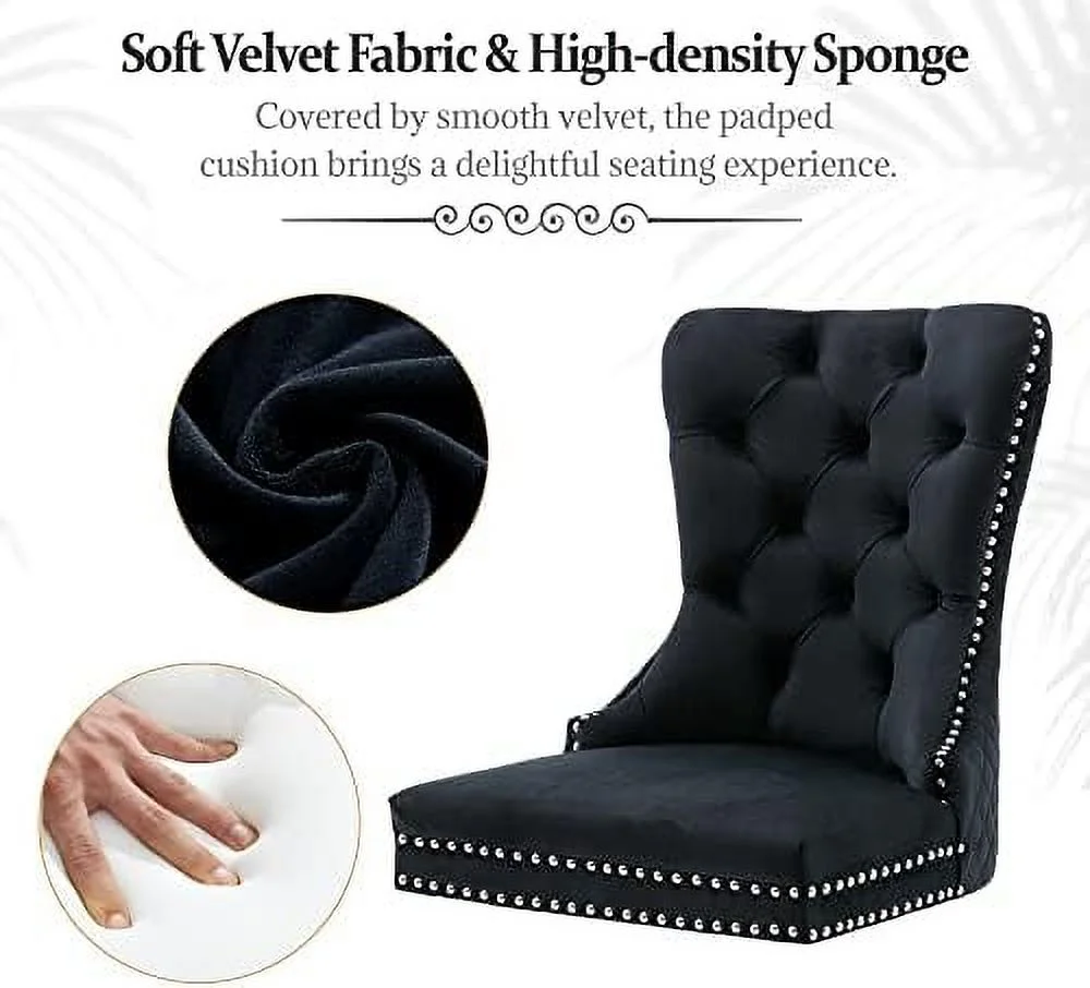 HOOMHIBIU Velvet Loveseat Settee  Nikki Collection Modern Dining Chair  Upholstered Contemporary Banquette Bench with Back  Button Tufted Comfy