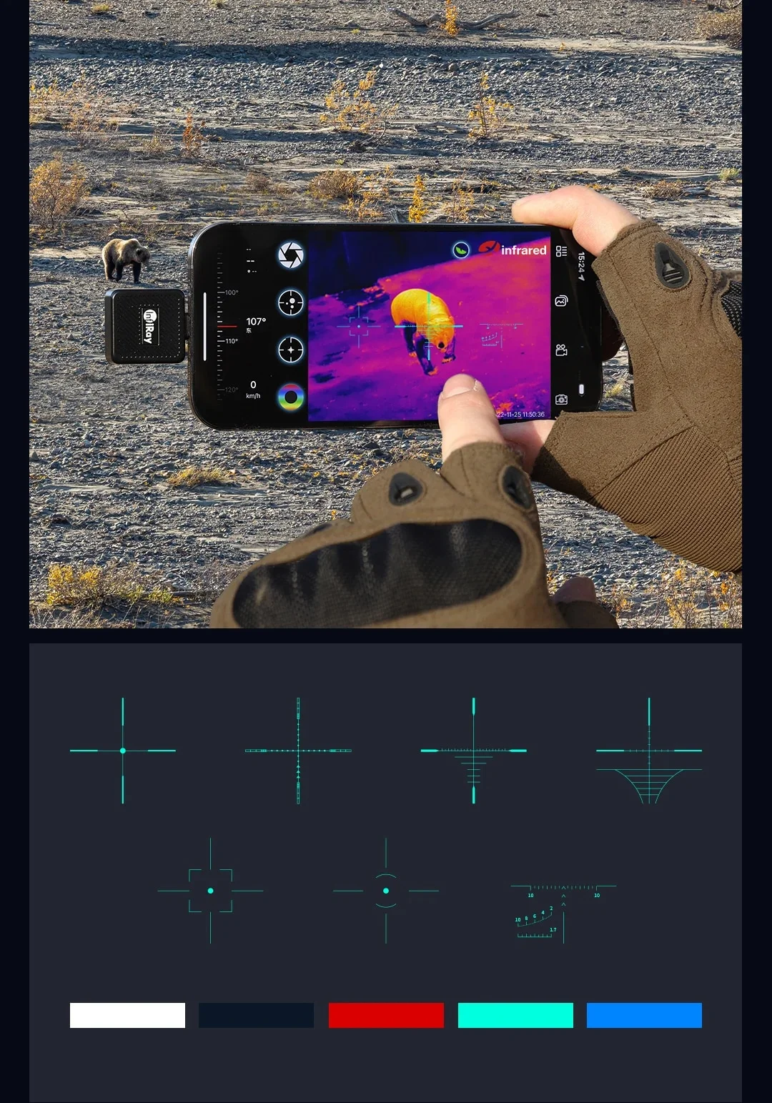InfiRay Xinfrared T2 Pro Thermal imager For  Android 256x192 25Hz Hunting Night Vision with hot pursuit Infrared camera
