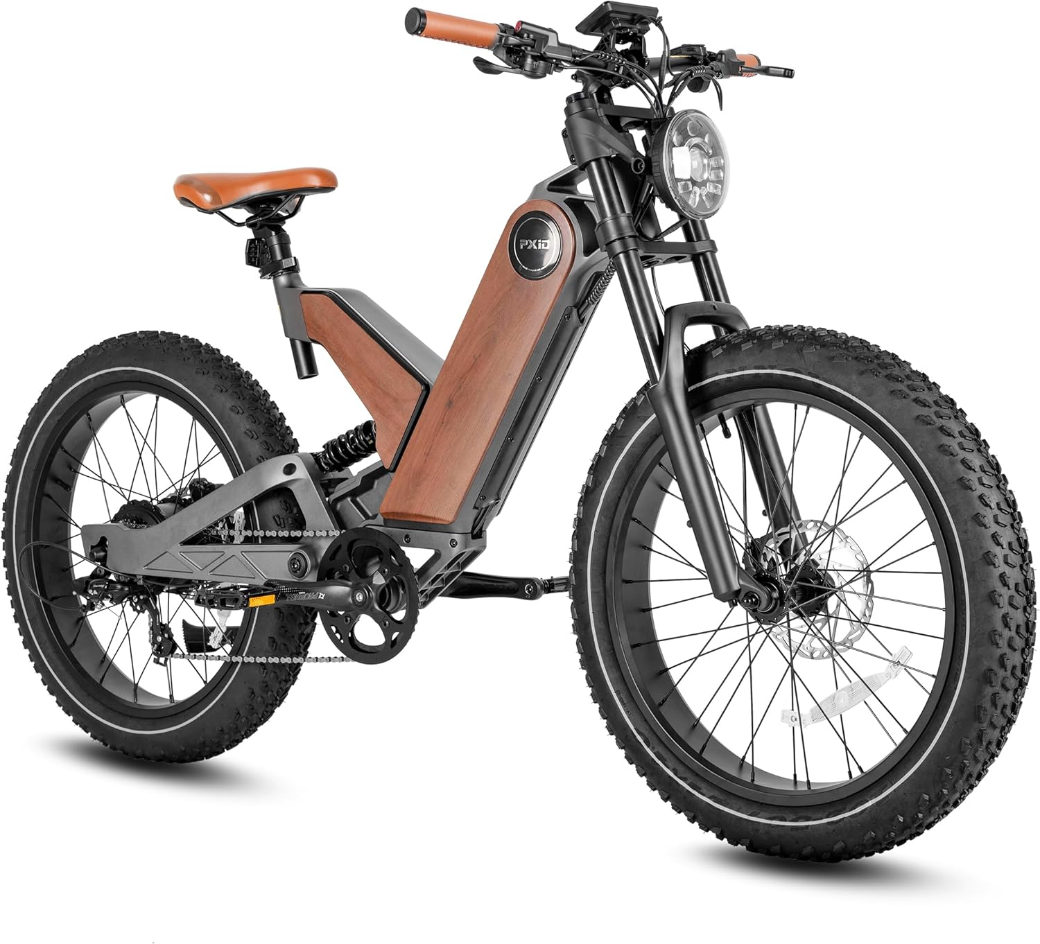 P5 24 * 4.0" Fat Tires Electric Commuter Bike ，48V20Ah Battery Peak 1000W 28Mph Electric Bicycle for Adults