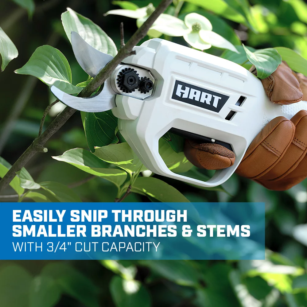 HART 20-Volt Pruning Shears (1) 2.0 Ah Lithium-Ion Battery