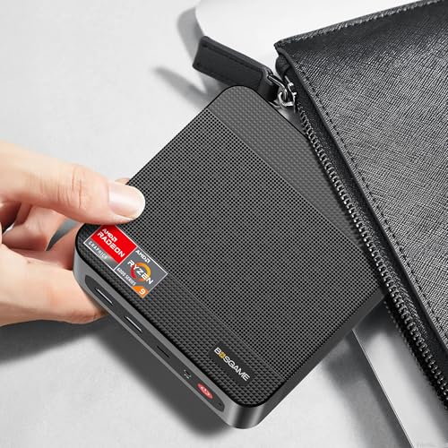 Mini Gaminig PC,AMD Ryzen 9 6900HX 16GB DDR5 512GB PCIe4.0 SSD Mini Desktop Computer,Radeon 680M Triple Output,Dual 2.5Gbps LAN,HDMI2.0/DP/USB4