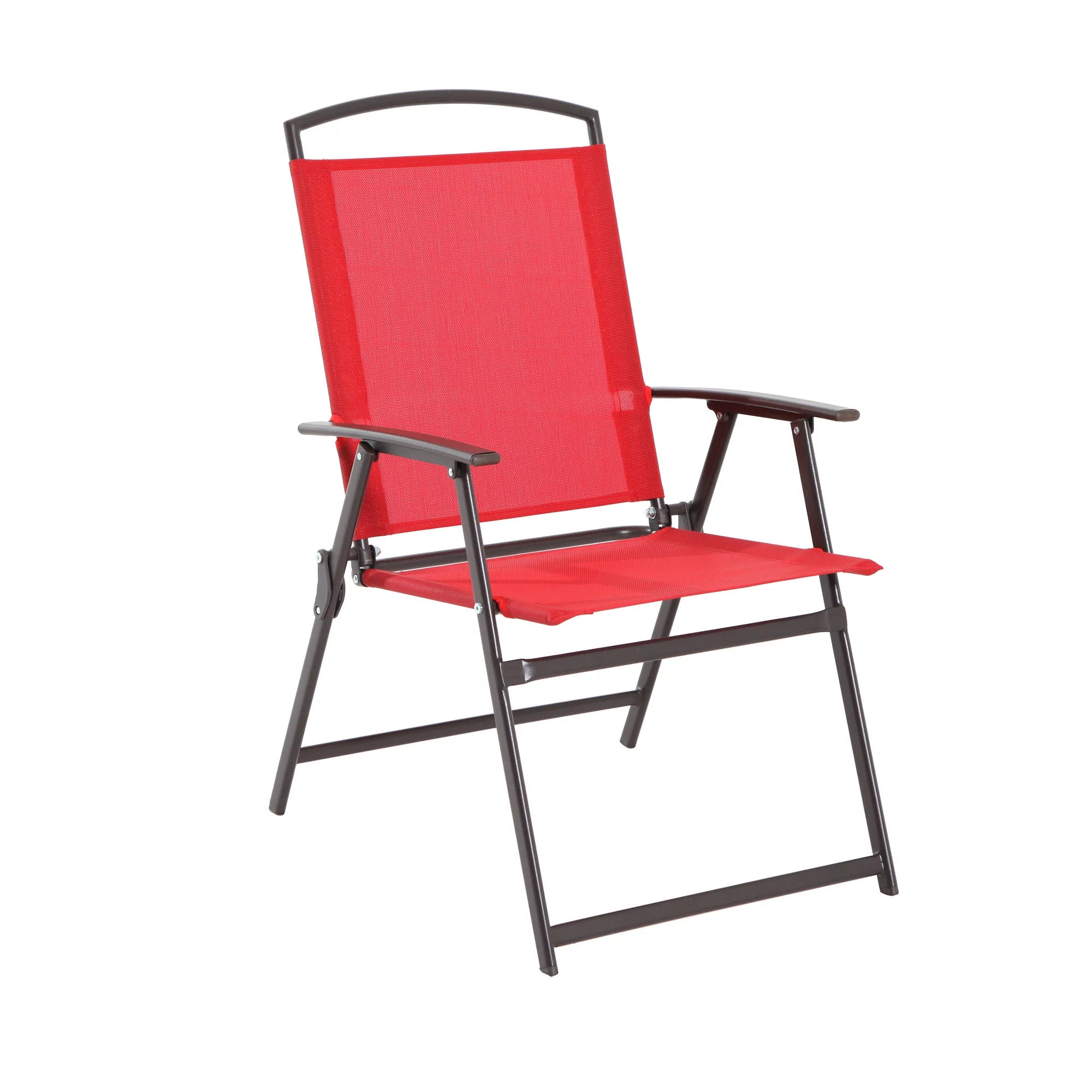 Mainstays Albany Lane 6-Piece Outdoor Patio Dining Set, Red/Black