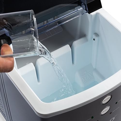 Igloo Electric Countertop Ice Maker Machine - Automatic and Portable - 33 Pounds in 24 Hours - Icecube Maker - Plastic Scoop and Basket