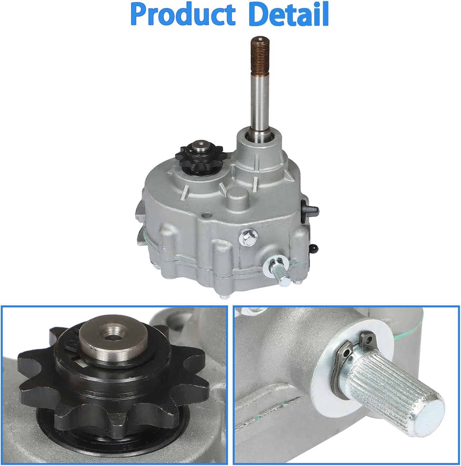 labwork Go Kart Forward Reverse Gearbox Kit Replacement for 2HP-13HP Engine Local 30 Series 2300rpm 4 Stroke 30 Series Torque Converter 35 Chain Go