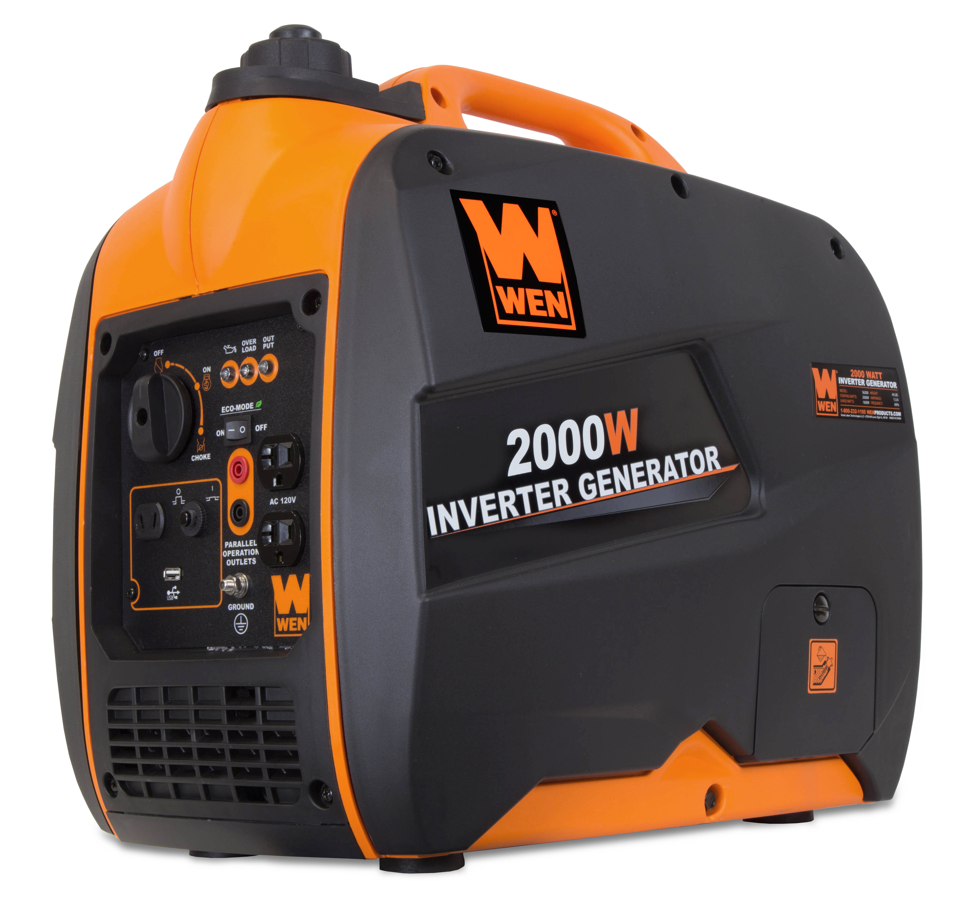 Wen 56200i 2000 Watt Inverter Generator (CARB Compliant)
