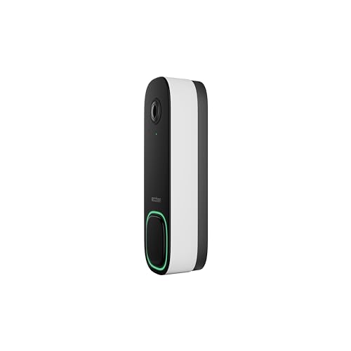 ecobee Smart Video Doorbell Camera (Wired) - with Industry Leading HD Camera, Smart Security, Night Vision, Person and Package Sensors, 2-Way Talk
