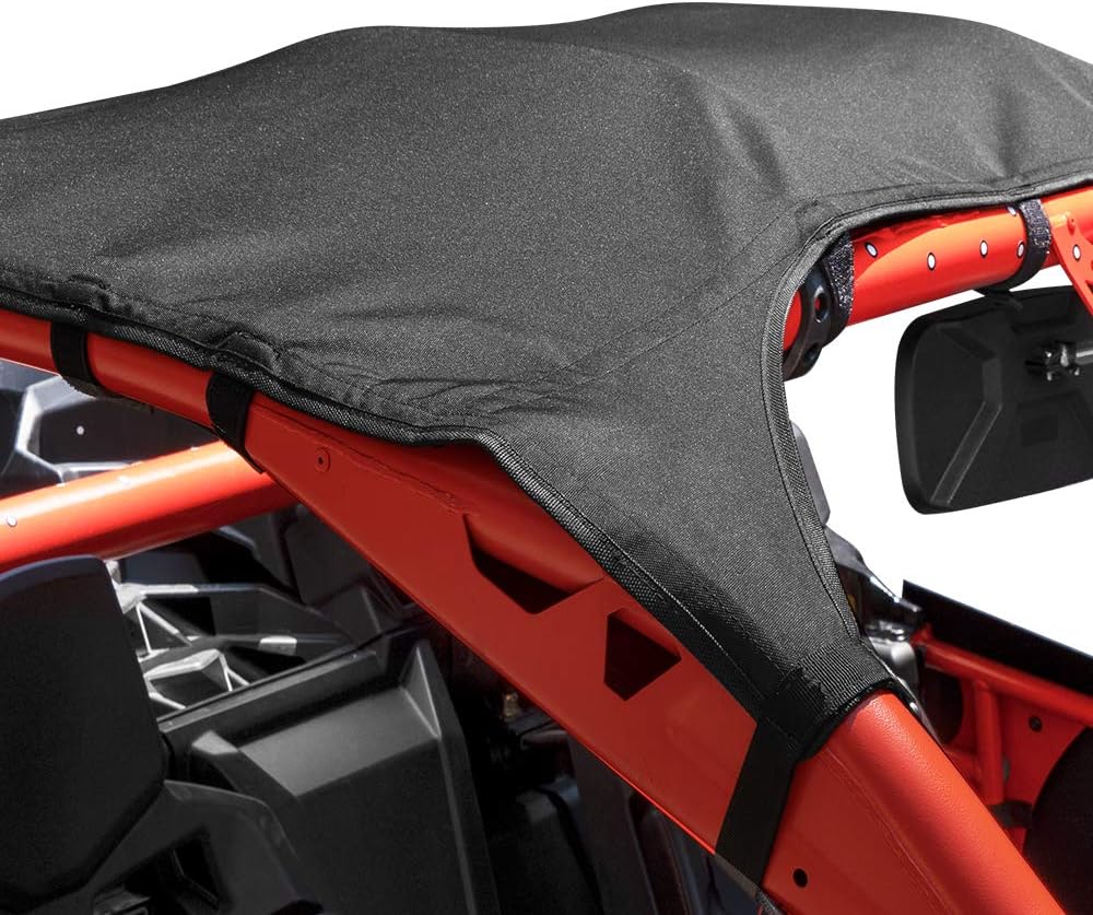 Kemimoto X3 Soft Canvas Roof Compatible with Can Am Maverick X3 All Model 2017 2018 2019 2020 2021 2022 (2 Doors) Pack of 2