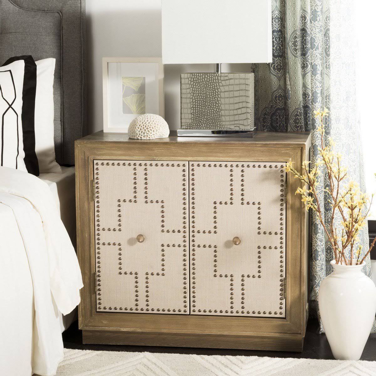 Safavieh Azuli 2-Door Chest - Antique Beige