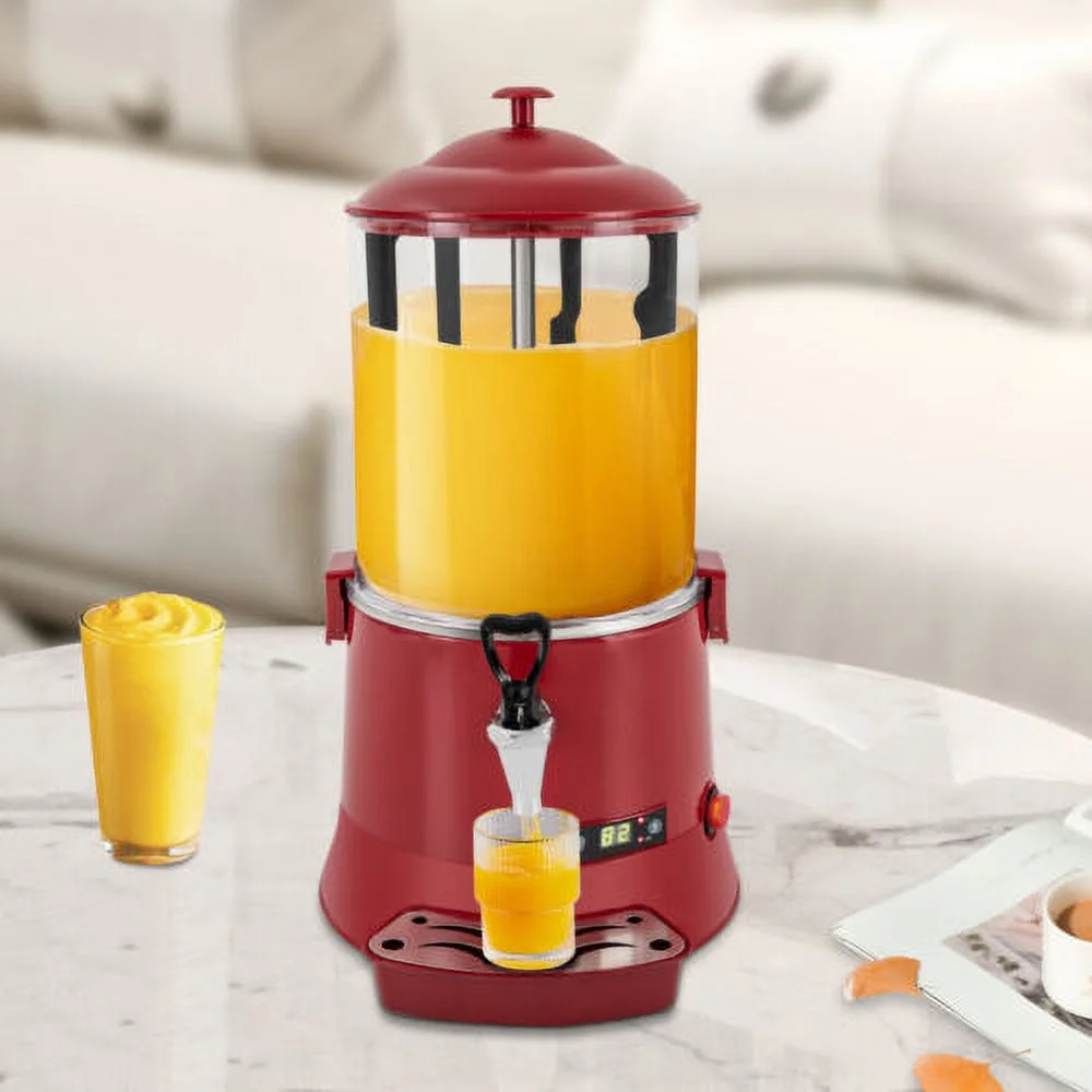 Commercial Hot Chocolate Dispenser Beverage Warmer Machine for Juice Milk 10L