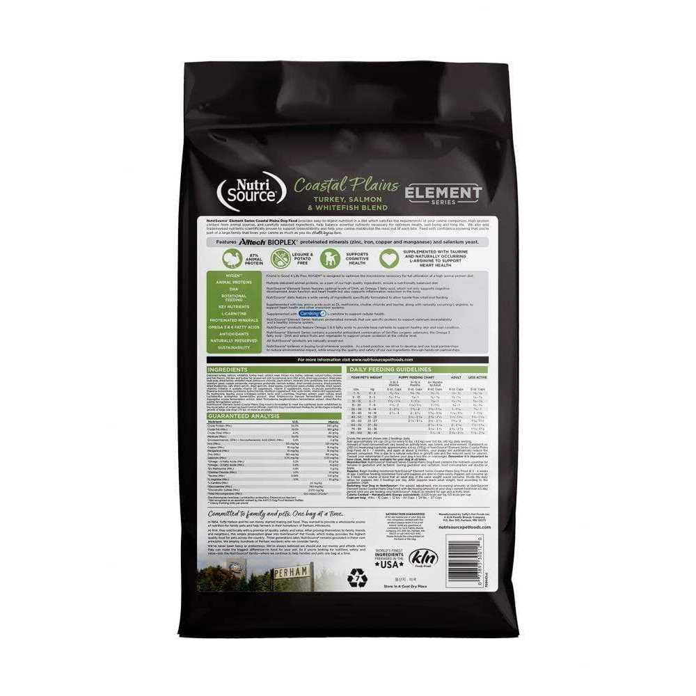 NutriSource Element Series Coastal Plains Recipe Dry Dog Food - Pet Supplies online store