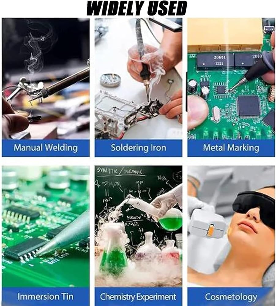 Strong Suction Powe Welding Fume Extractor, Solder Iron Exhaust Fan Solder Fume Extractor Fume Smoke Absorber