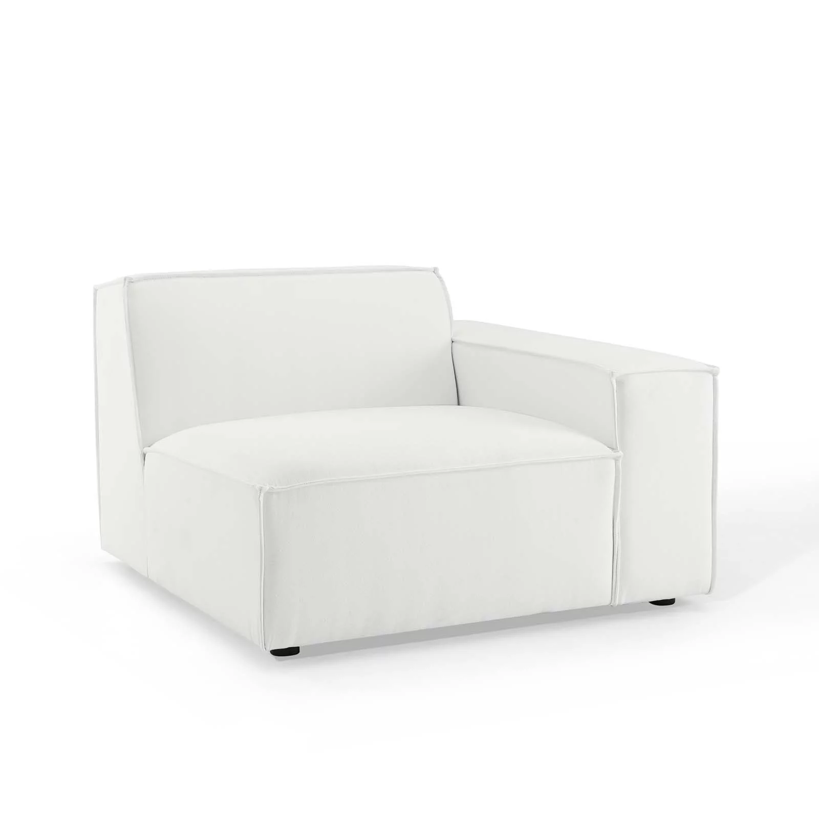 Modway Restore 4-Piece Sectional Sofa in White