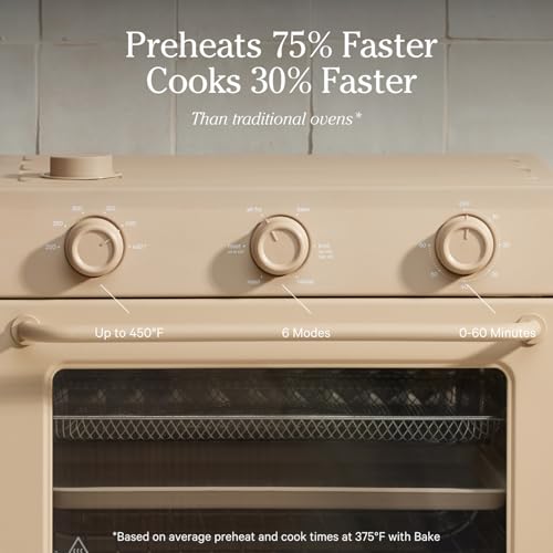 Our Place Wonder Oven | 6-in-1 Air Fryer & Toaster Oven with Steam Infusion | Compact, Countertop Friendly, Fast Preheat, Multifunctional | Air Fry
