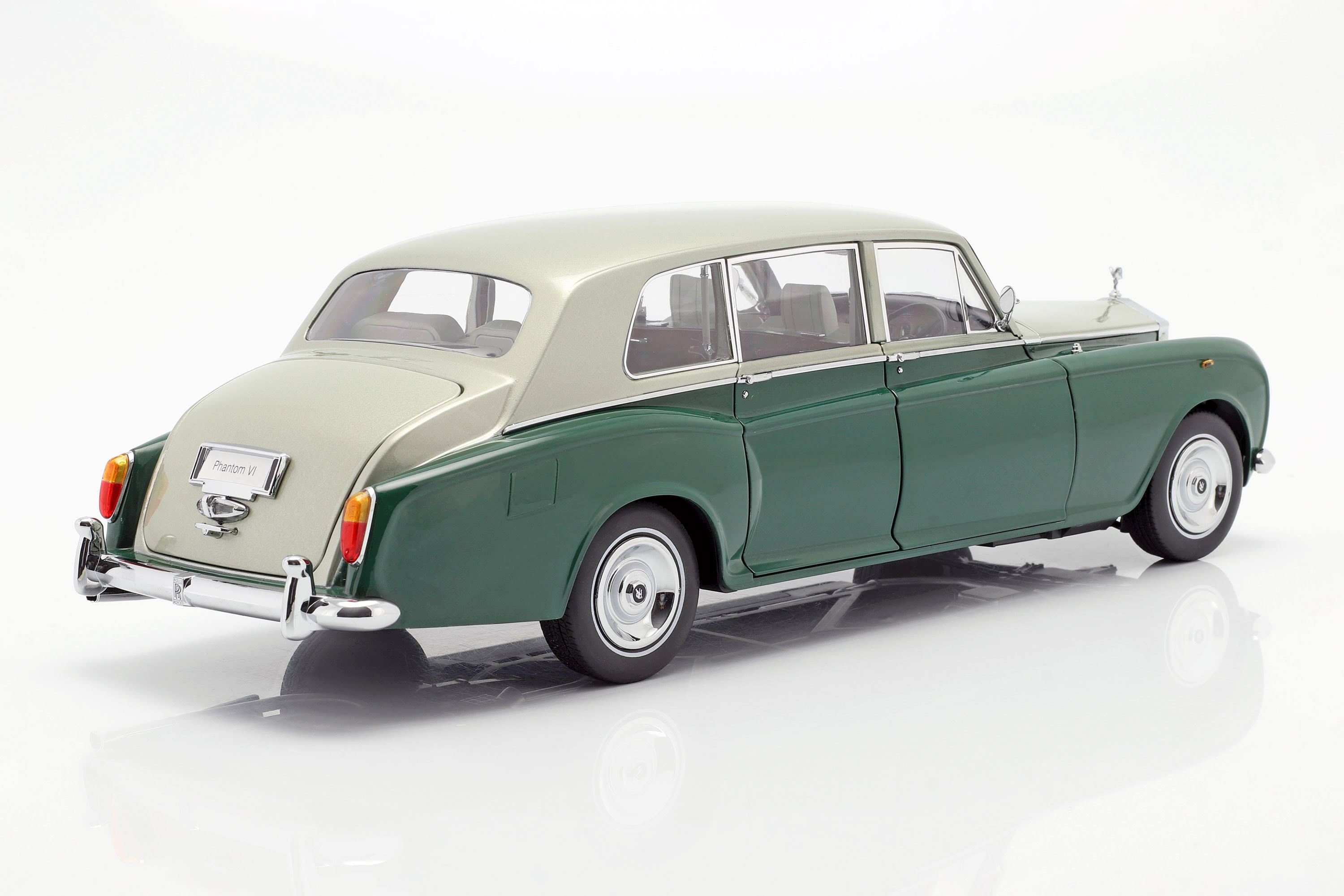 Kyosho Original 1/18scale Rolls Royce Phantom VI (Green / Silver)