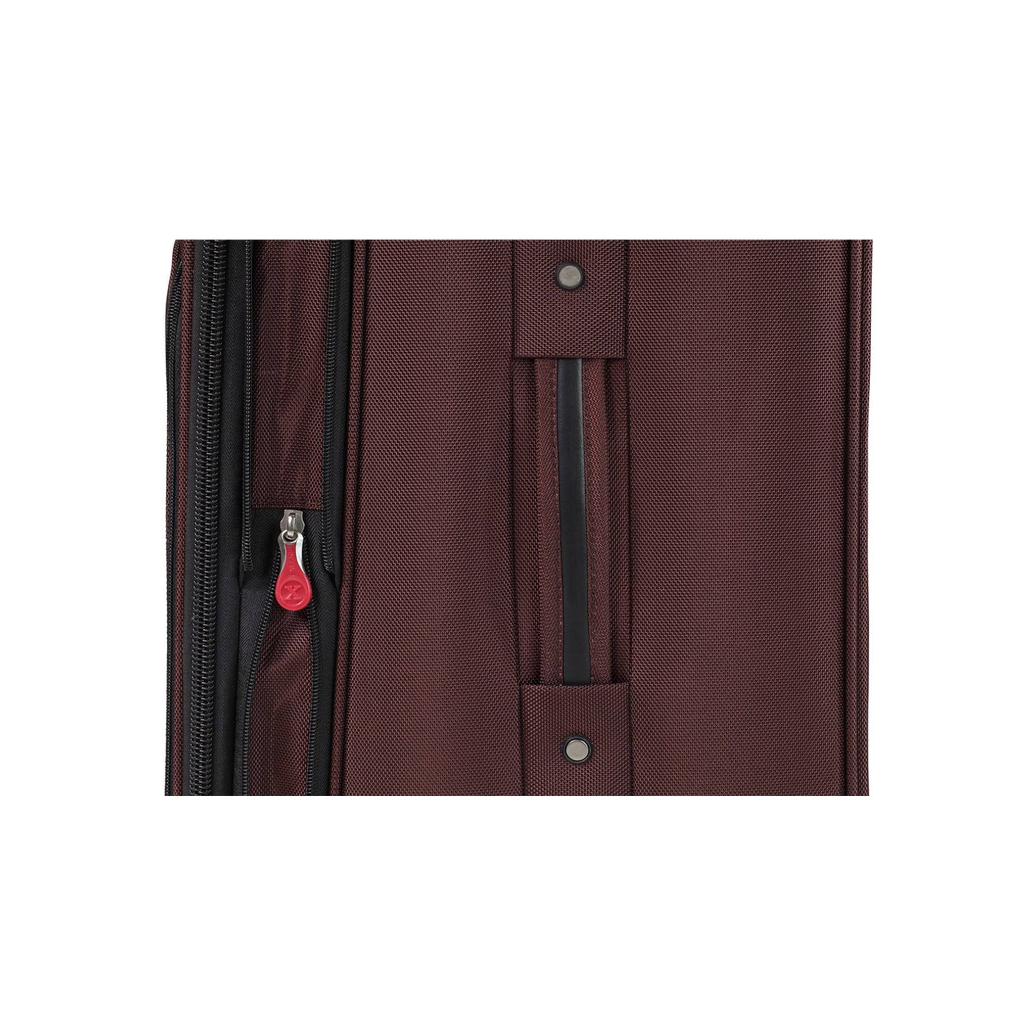 Andare Milan 24-Inch Expandable Spinner Upright Suitcase (Black)