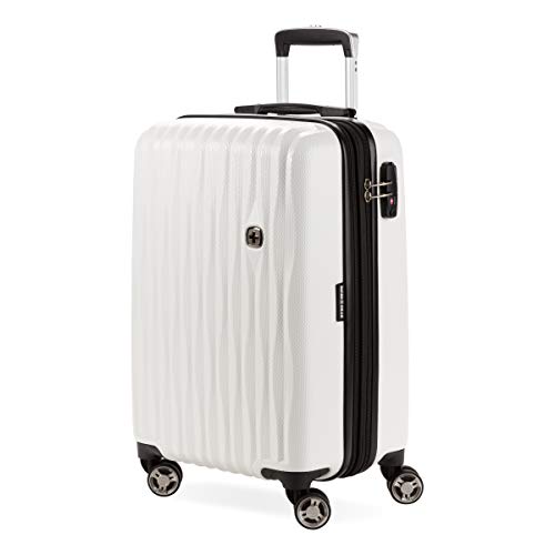 SwissGear 7272 Energie Expandable Hardside Luggage with Spinner Wheels and TSA Lock, Gunmetal, Carry-On 19-Inch