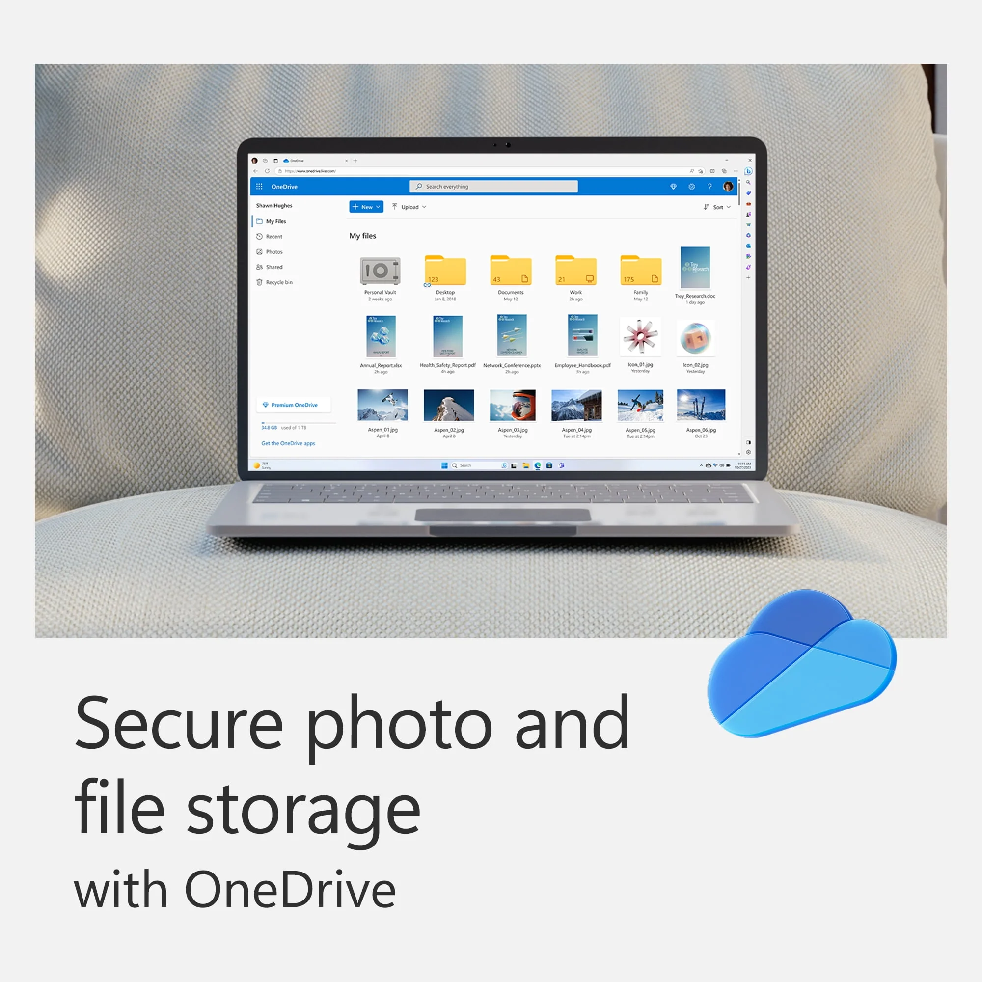 Microsoft 365 Personal | 12-Month Subscription, 1 person | Premium Office apps | 1TB OneDrive cloud storage | PC/Mac Download