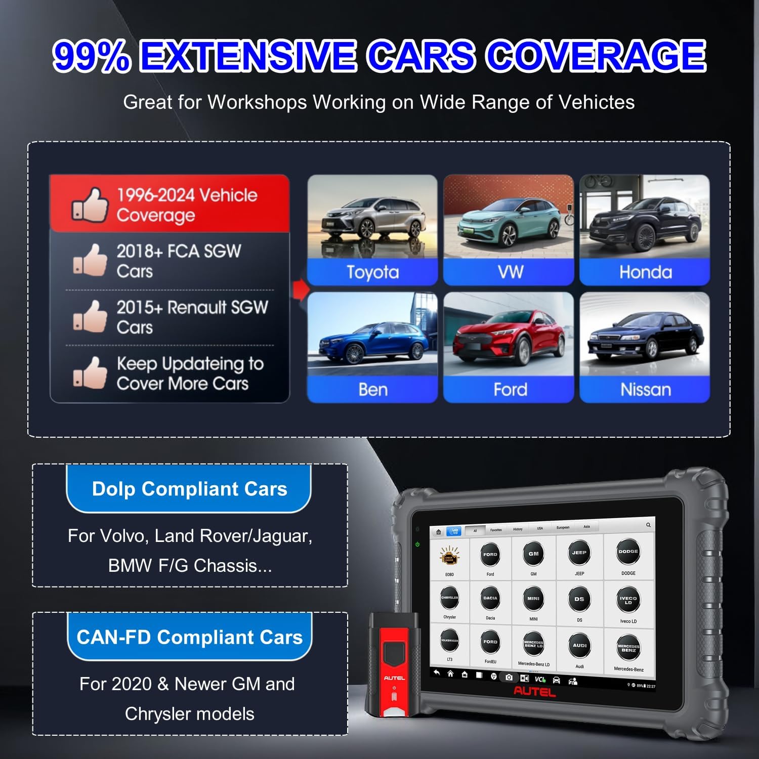 Autel Scanner MaxiSys MS906 Pro-TS 2024 Top TPMS Programming Tool, Up of MS906 Pro MS906TS MS906BT MK908 MK900 MX900