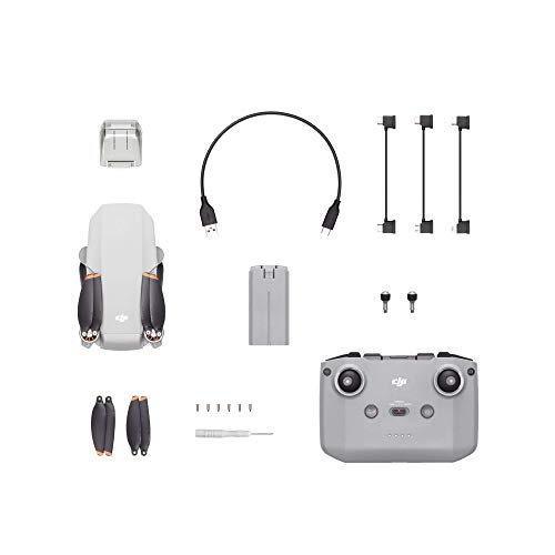 DJI Mini 2 Ultralight and Foldable Drone Quadcopter, 3-Axis Gimbal with 4K Camera, 12MP Photo, 31 Mins Flight Time