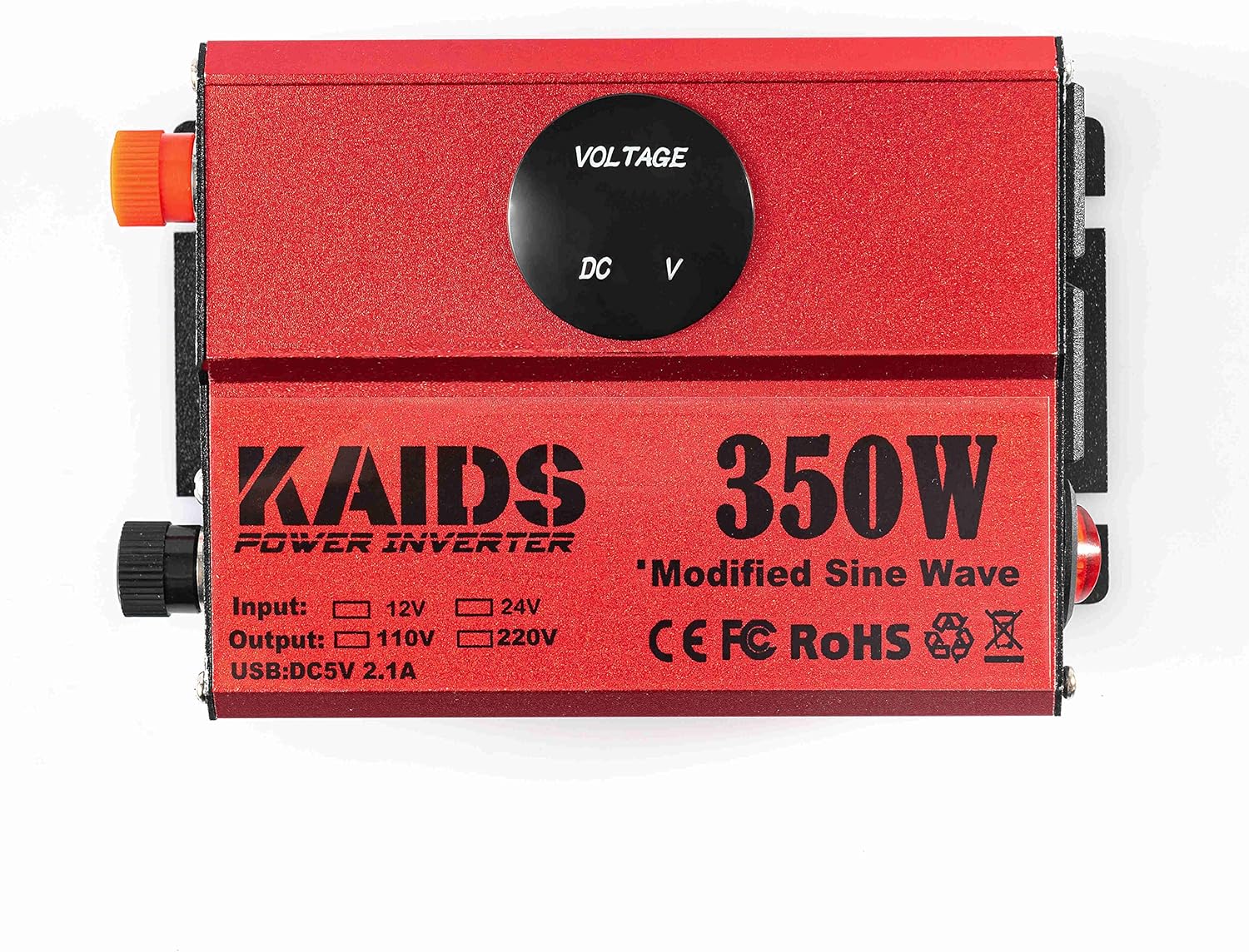 KAIDS Clearance Items Power Inverter Full Power 350W Car Inverter Peak 700W DC 12V to 110V AC Car Inverter USB Ports Charger Adapter Car Plug