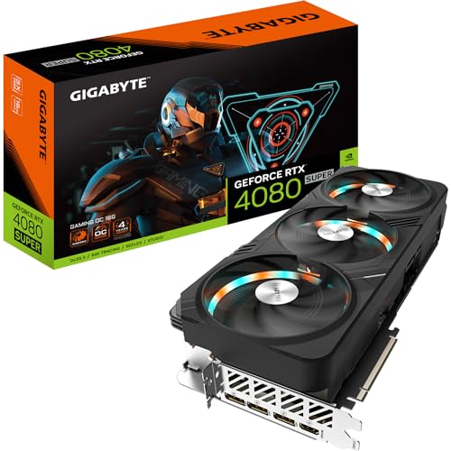 Gigabyte GeForce RTX 4080 SUPER AERO OC Graphics Card - 2595MHz Core, 16GB GDDR6X 23000MHz 256-bit Memory, PCI-E 4.0, 3X DP 1.4, 1x HDMI 2.1a