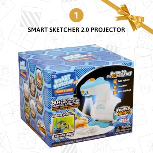 Flycatcher Smart Sketcher 2.0 Projector, Drawing and Tracing Projector for Kids, Educational Arts & Crafts Toy