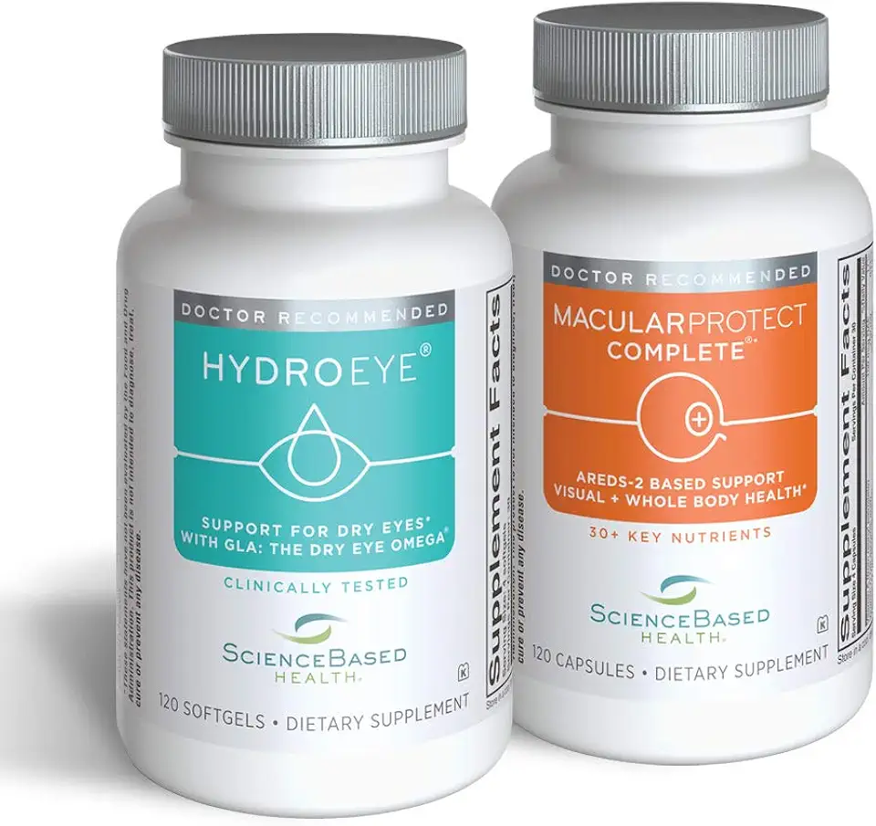 HydroEye and MacularProtect Complete AREDS2 Formula - Kansas Nuitrition - HNZSDS
