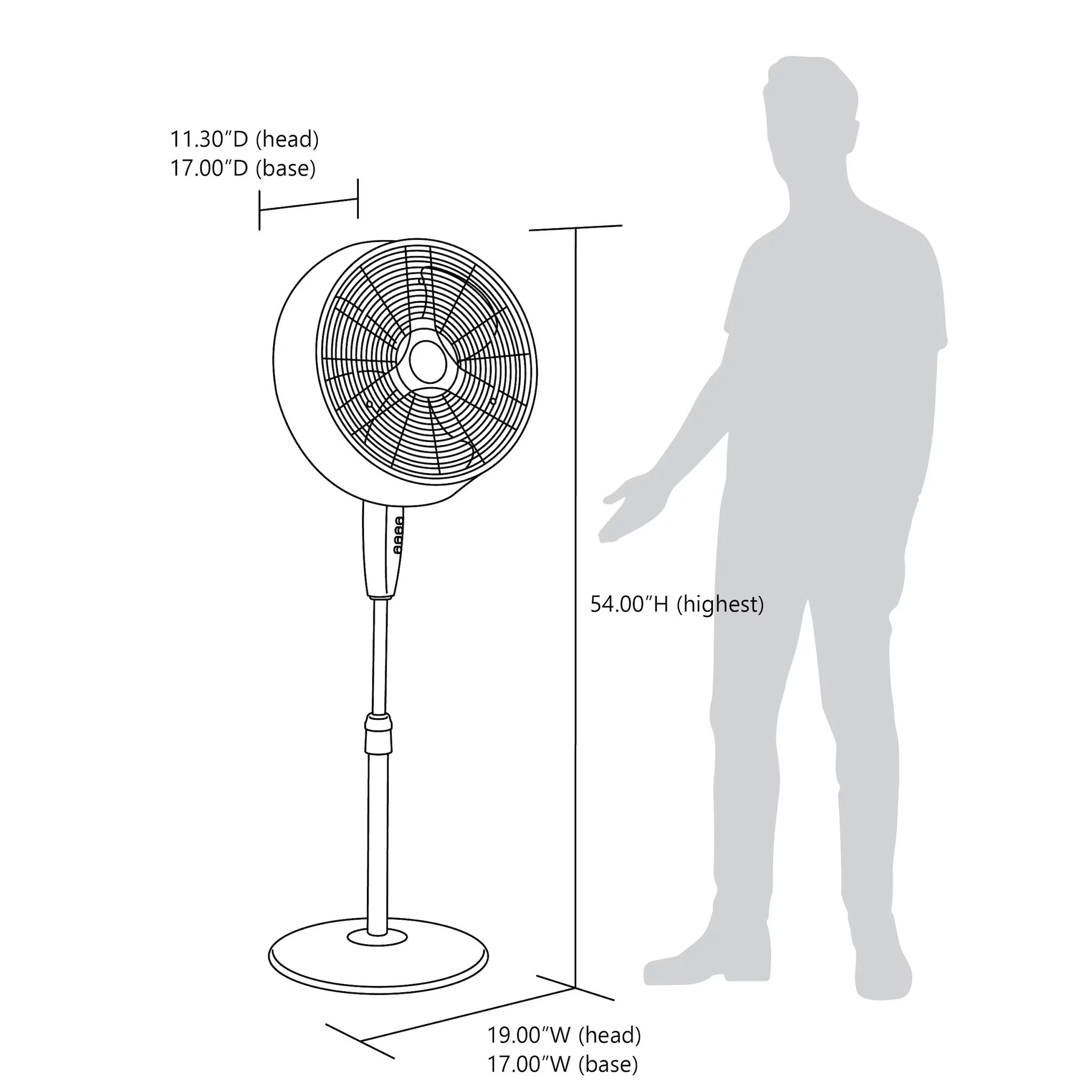 Newair Outdoor Misting Fan & Pedestal Fan, Cools 500 sq. ft. | 3 Fan Speeds