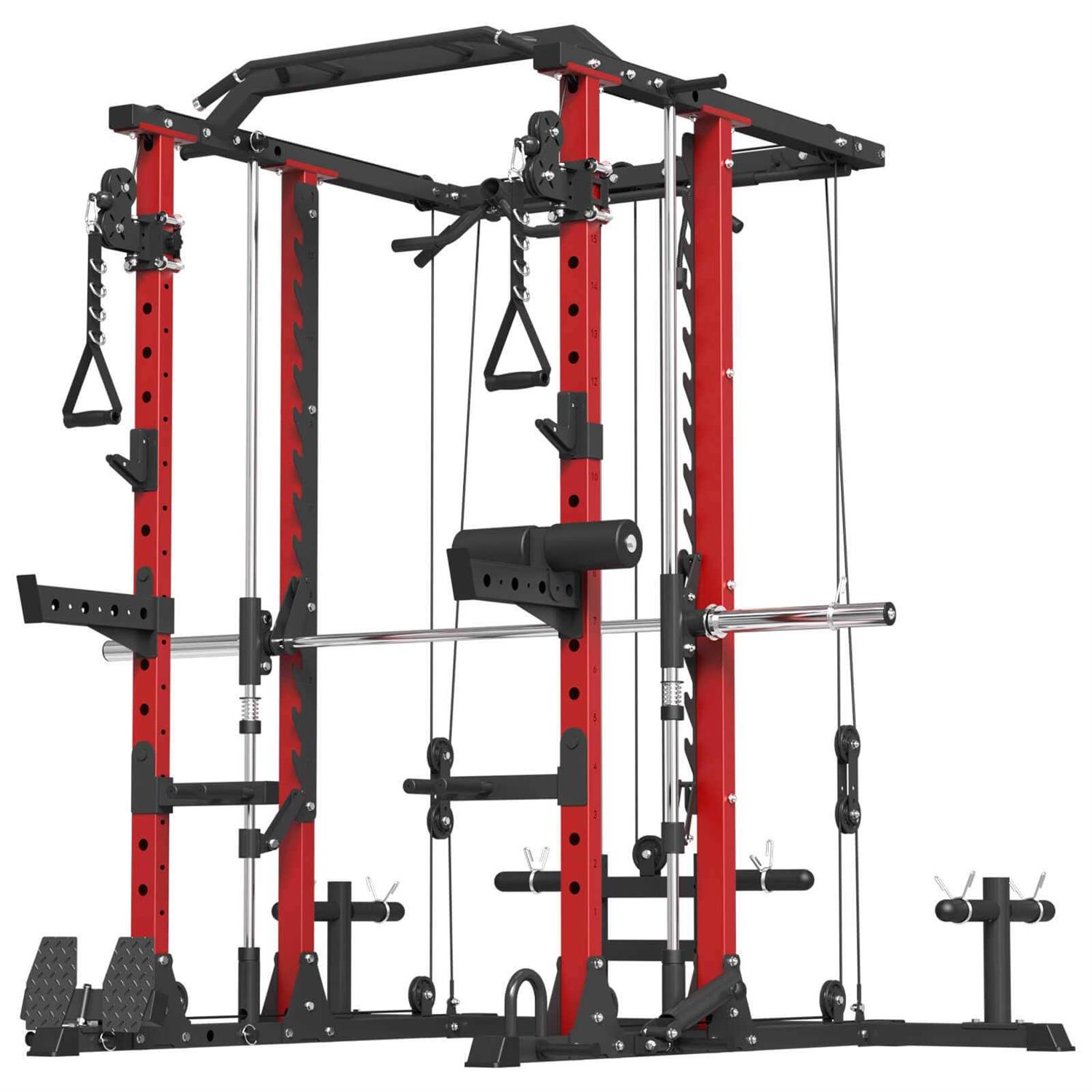 H10 Smith Machine with Cable Crossover System for Home Gym - Sports Supplies Online Store