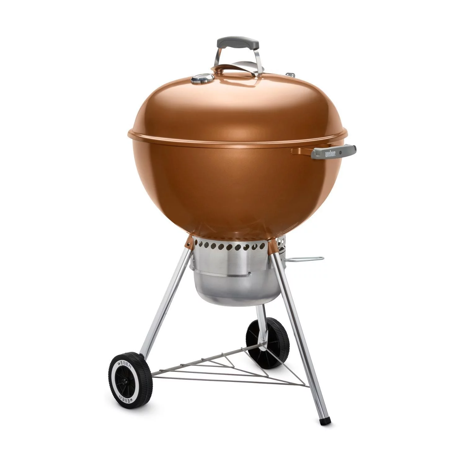 Weber Original 22 Premium Charcoal Grill w/Superior Heat Retention, Copper