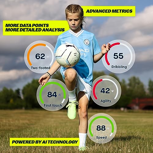 CITYPLAY Smart Soccer Tracker for Cleats by Playermaker, Track 25+ Technical & Physical Metrics