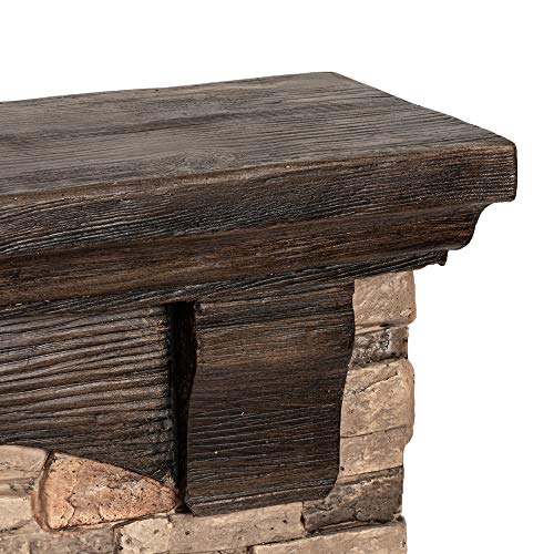 e-Flame Fireplace Mantel and Electric LED Fireplace (EF-TMR)