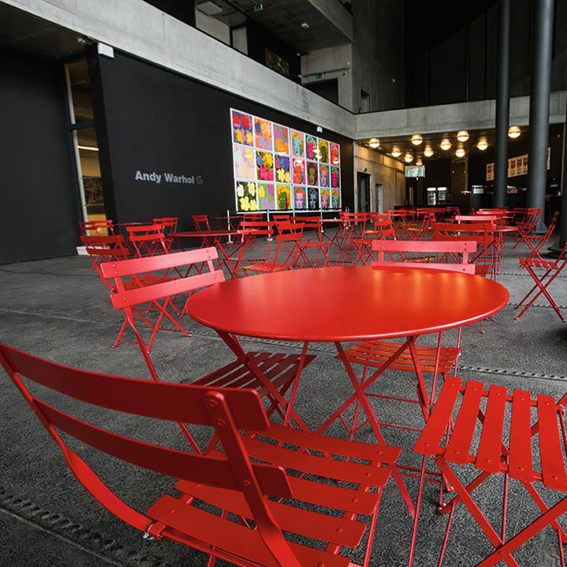 Fermob - Bistro 24x22 Round Folding Table - Red Ochre