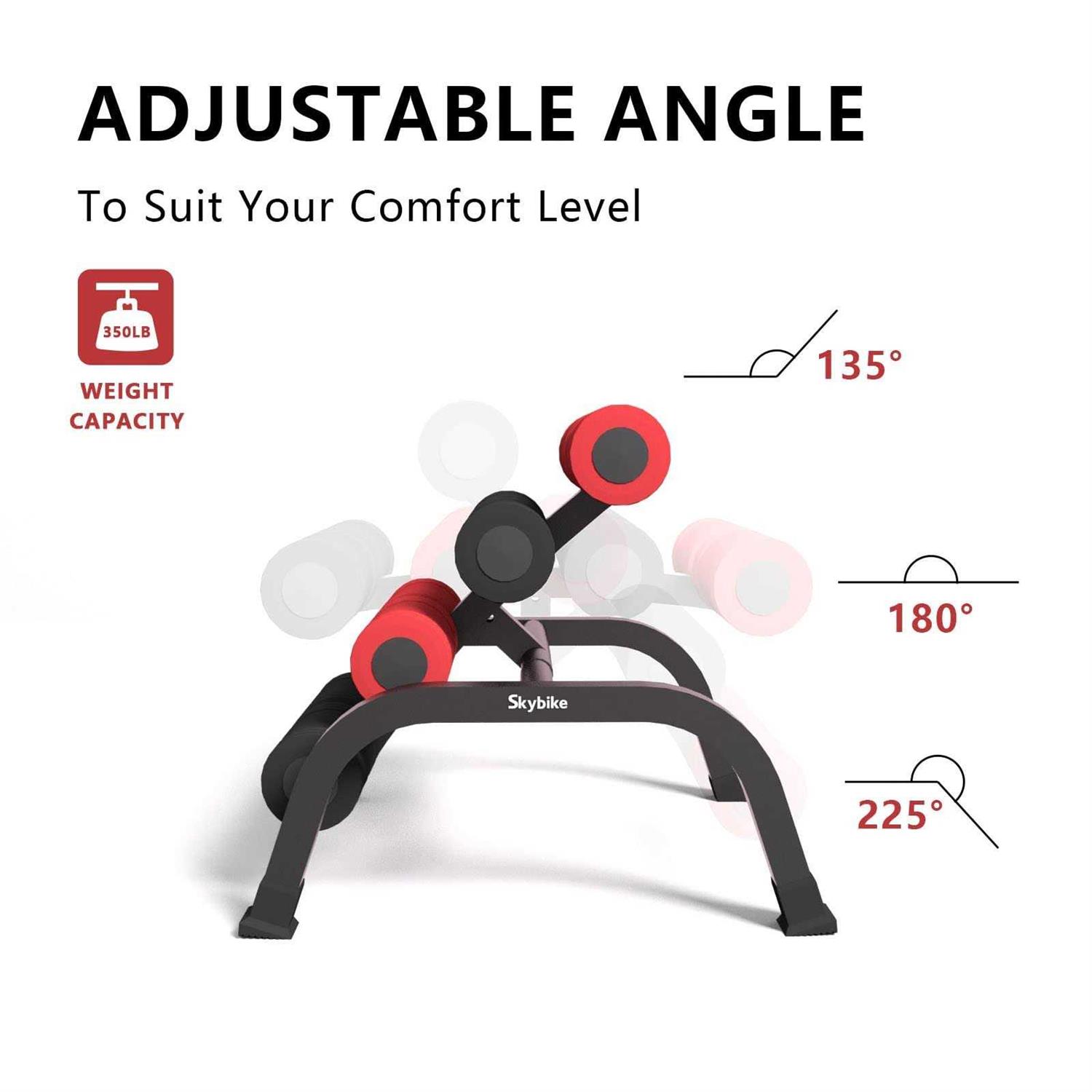 skybike Mini Inversion Table Relieve Back Pain 300 lbs Weight Capacity - Sports Supplies Online Store
