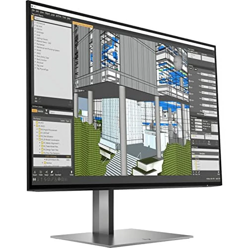 HP Z24n G3 24" WUXGA LED LCD Monitor - 16:9 - Silver