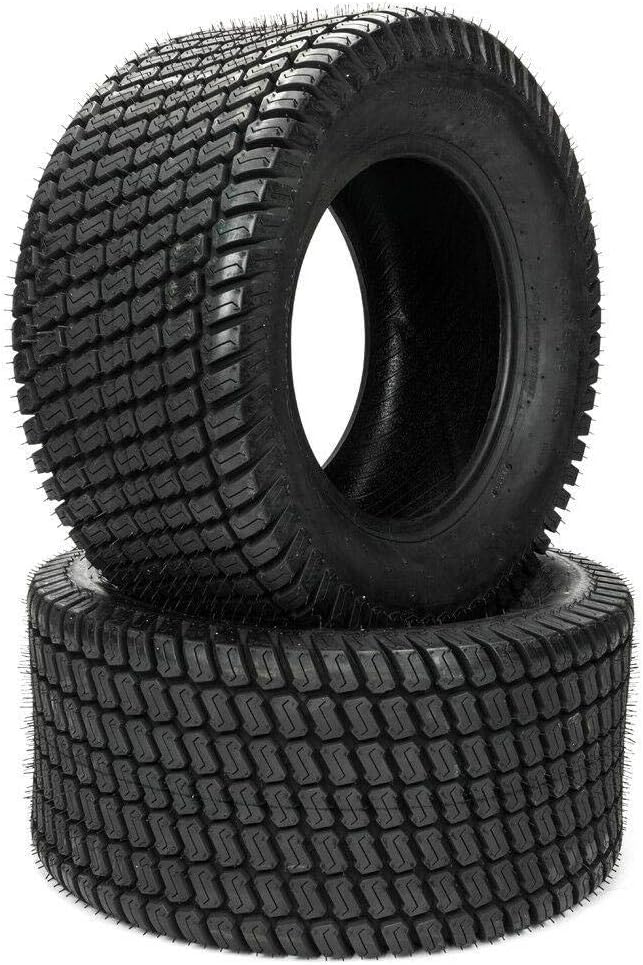 Set of 2 15x6.00-6 15x6x6 Lawn Mower Cart Turf Tires 4PR Load Range B Pack of 2