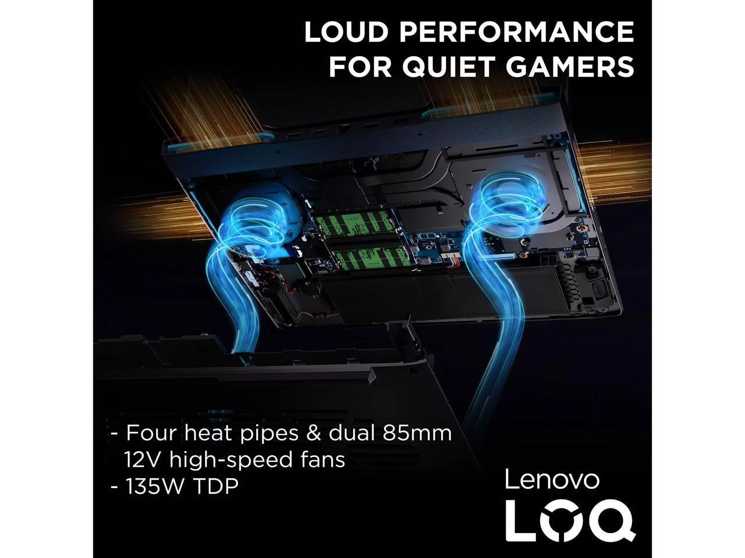 Lenovo LOQ 15IRH8 - 15.6" 144 Hz IPS - Intel Core i5 13th Gen 13420H (2.10GHz) - GeForce RTX 4050 Laptop GPU - 8 GB DDR5 - 512 GB PCIe SSD