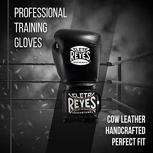 CLETO REYES Training Boxing Gloves with Hook and Loop Closure for Sparring and Heavy Punching Bags, Men and Women, MMA, Kickboxing, Muay Thai