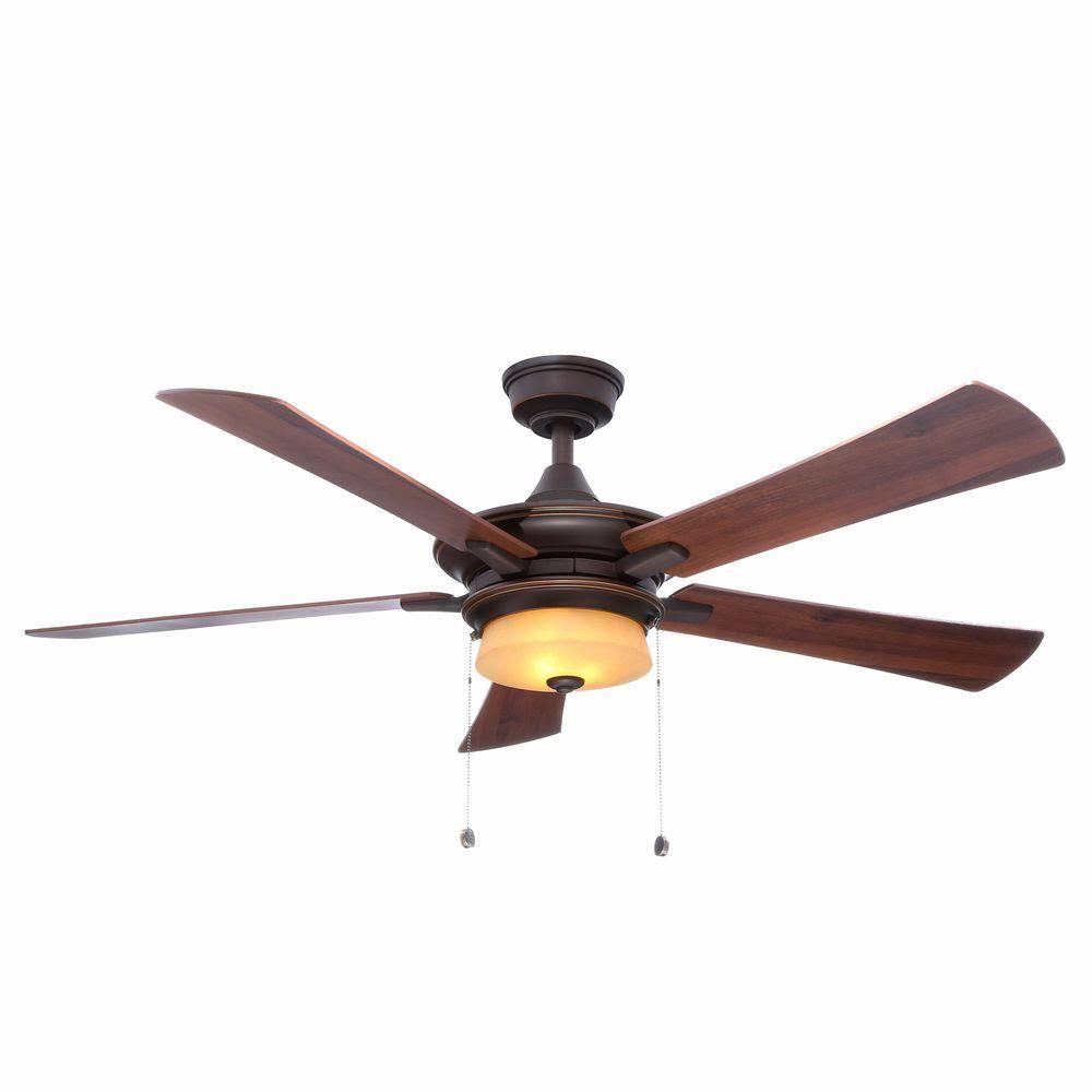 Hampton Bay Winthrop 52 in. Rustic Bronze Ceiling Fan
